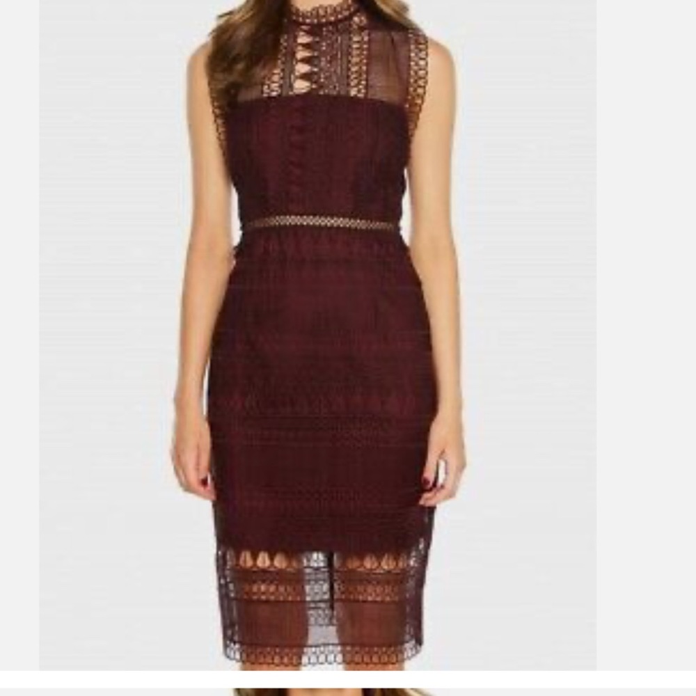 Bardot Lace Dress